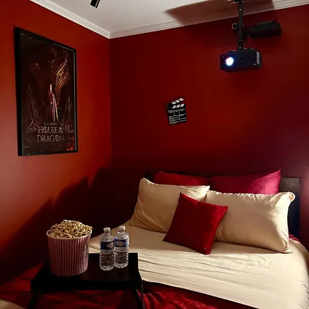 公寓 Experience Cinema Exclusive Au Coeur De 尼姆